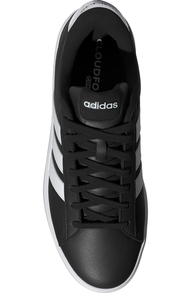 adidas Grand Court 3.0 Sneaker, Alternate, color, Core Black/ White/ White