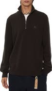Burberry Cashmere Blend Half-zip Sweater