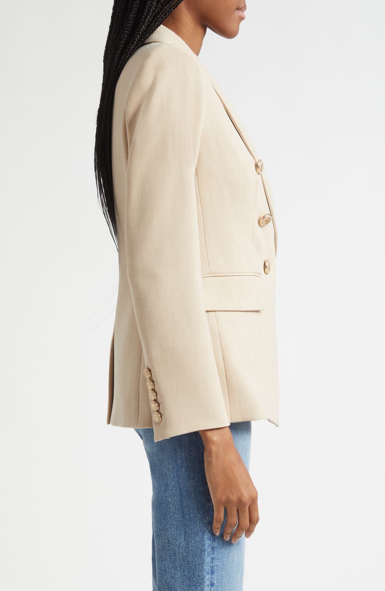 Veronica Beard Miller Dickey Jacket, Alternate, color, Heathered Sand
