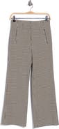Veronica Beard Dova High Waist Wide Leg Crop Pants