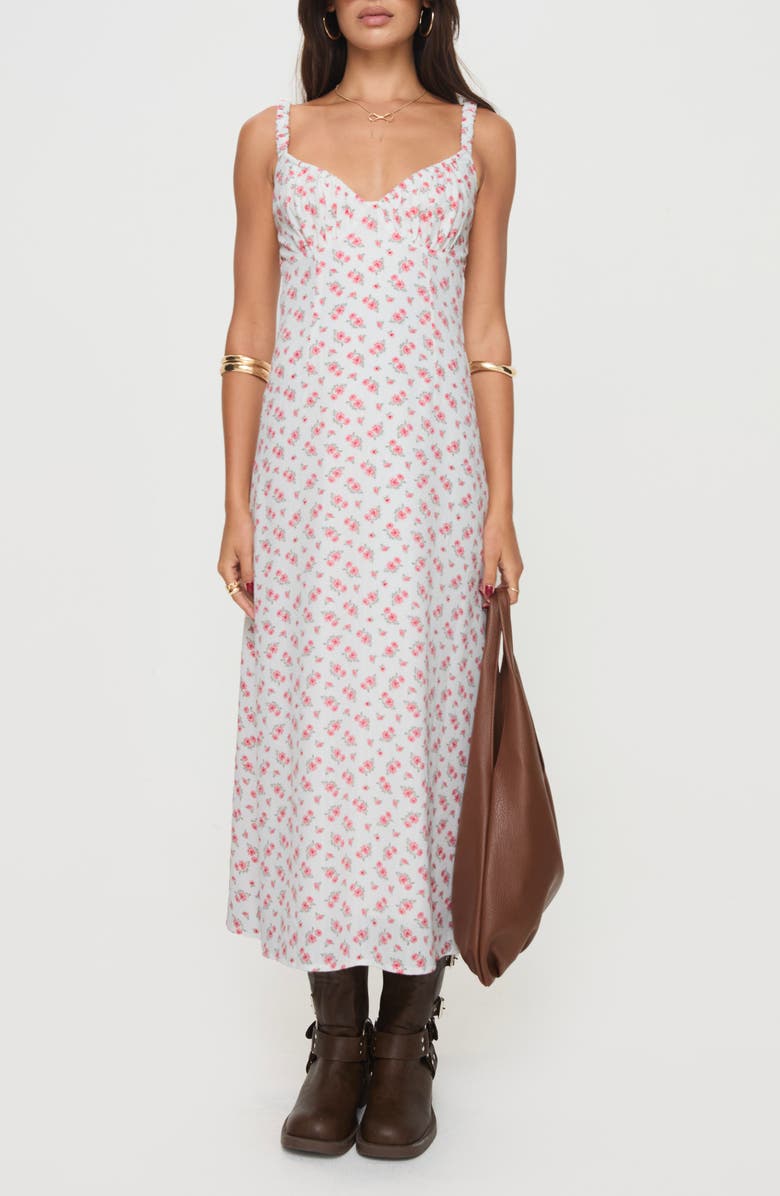 Princess Polly Georgia Floral Sleeveless Dress, Main, color, 