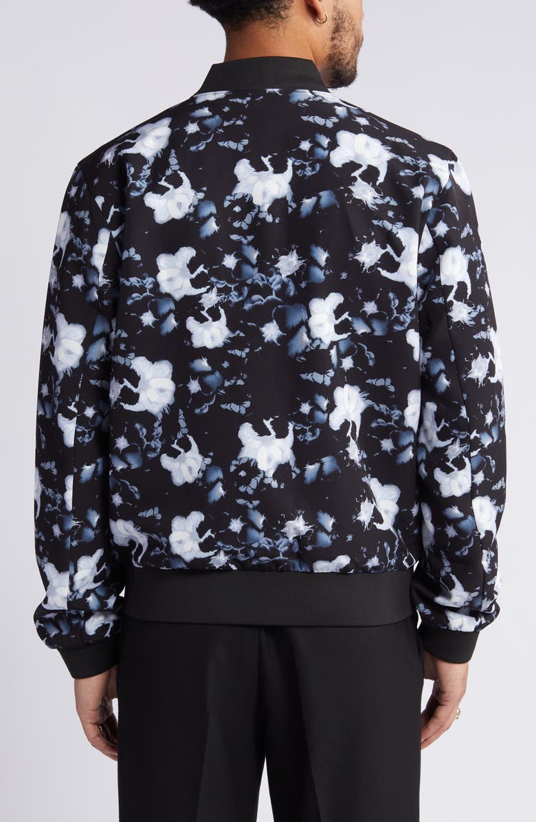 Open Edit Floral Bomber Jacket, Alternate, color, 