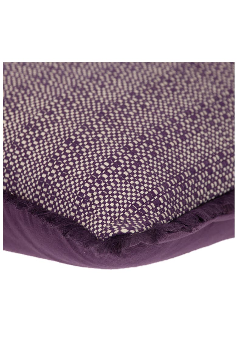 Stripe Accent Pillow, Alternate, color, PURPLE