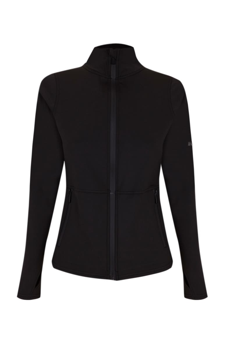 Born Living Yoga Ivet Performance semi-fitted with Pockets Sport Jacket, Alternate, color, Black