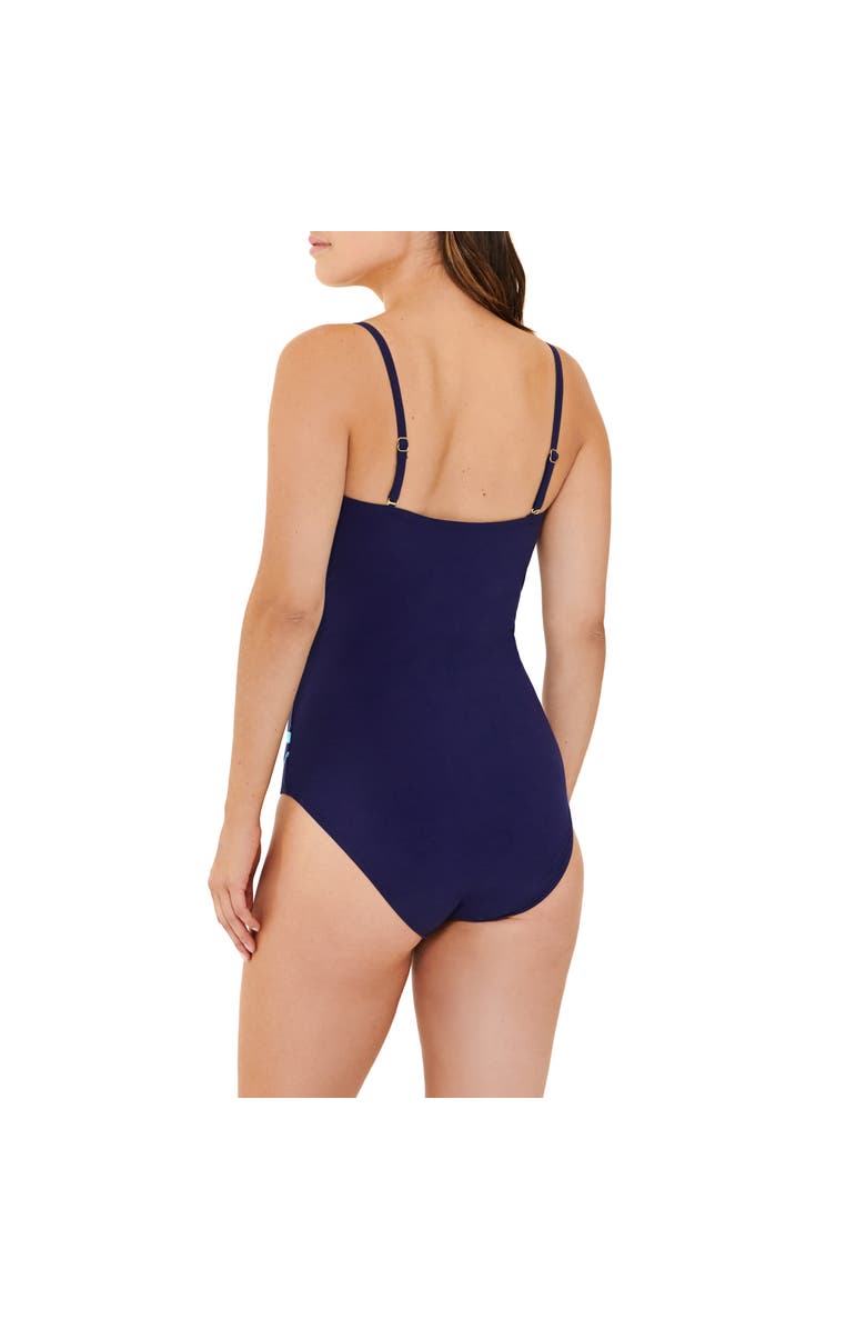 Christina Elevated Palm Bandeau One Piece, Alternate, color, 