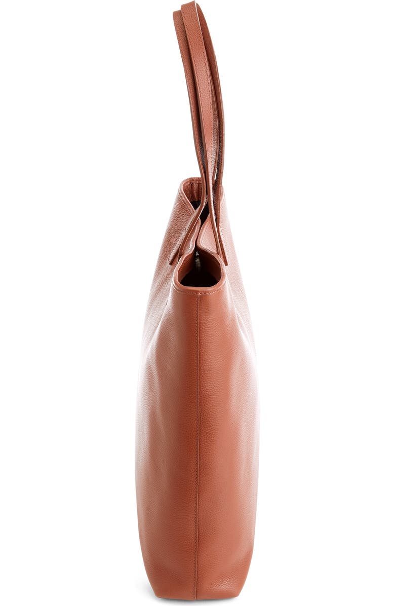 ROYCE New York Personalized Tall Tote & Wristlet, Alternate, color, Tan - Deboss