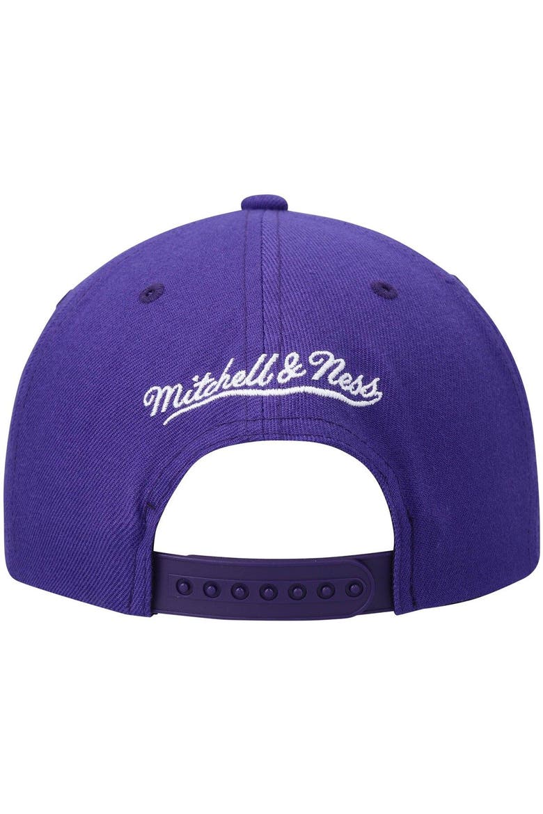 Men's Mitchell & Ness Purple Sacramento Kings Ground 2.0 Snapback Hat, Alternate, color, Purple