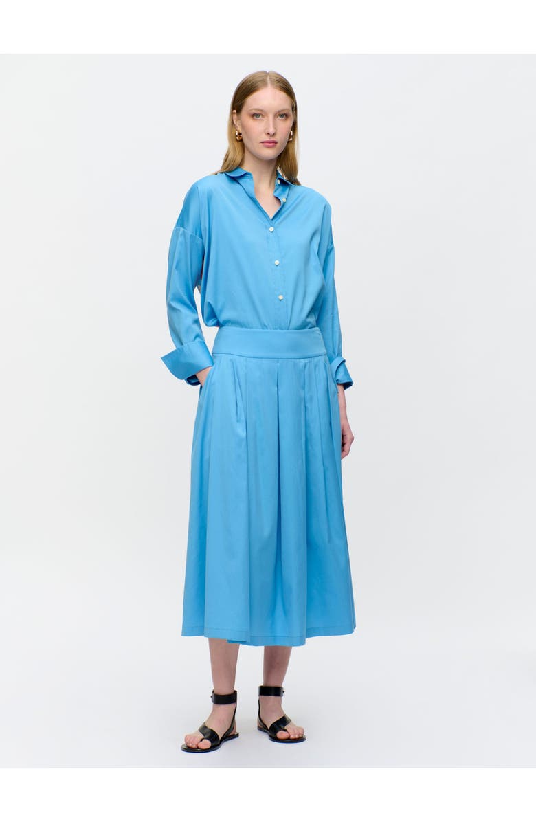 Callas Milano Consuela Pleated skirt, Alternate, color, Blue