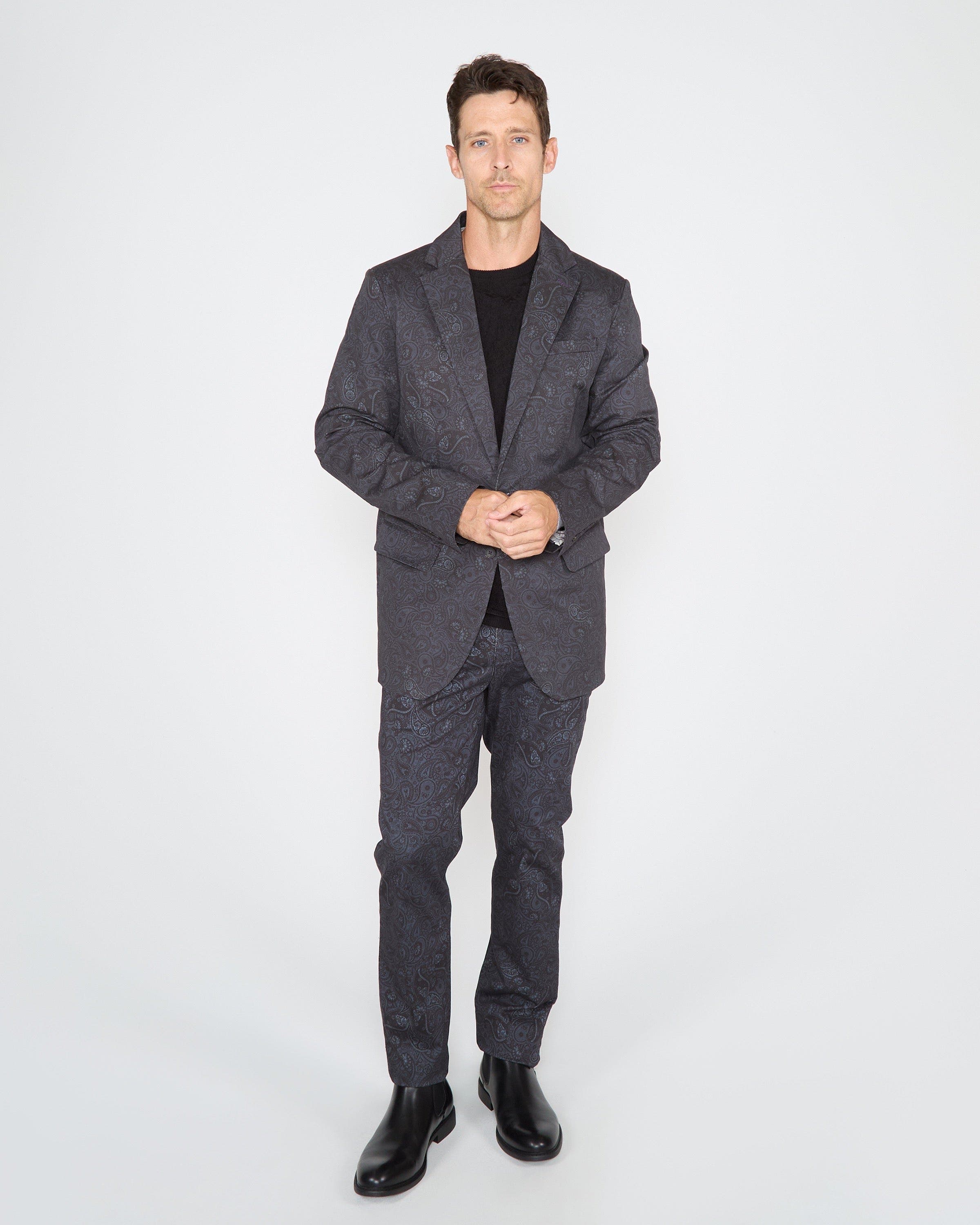 Hadrian Stretch Cotton Blazer - image 2