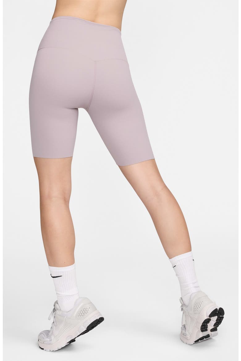 Zenvy Gentle-Support High-Waisted 8-Inch Biker Shorts, Alternate, color, LIGHT VIOLET ORE/ BLACK