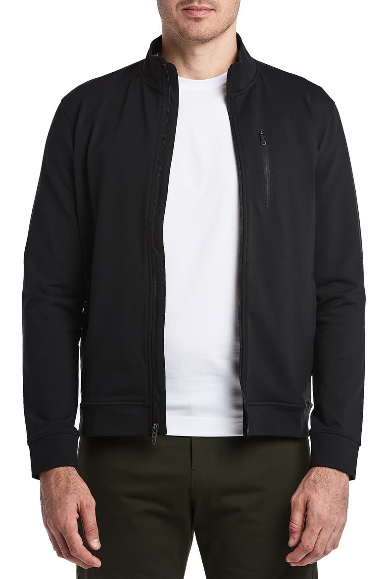 All Day Every Day Performance Track Jacket, Main, color, BLACK