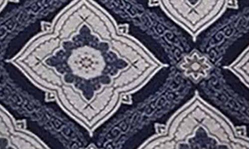 Azores Home Damask Cotton Flannel Sheet Set In Blue