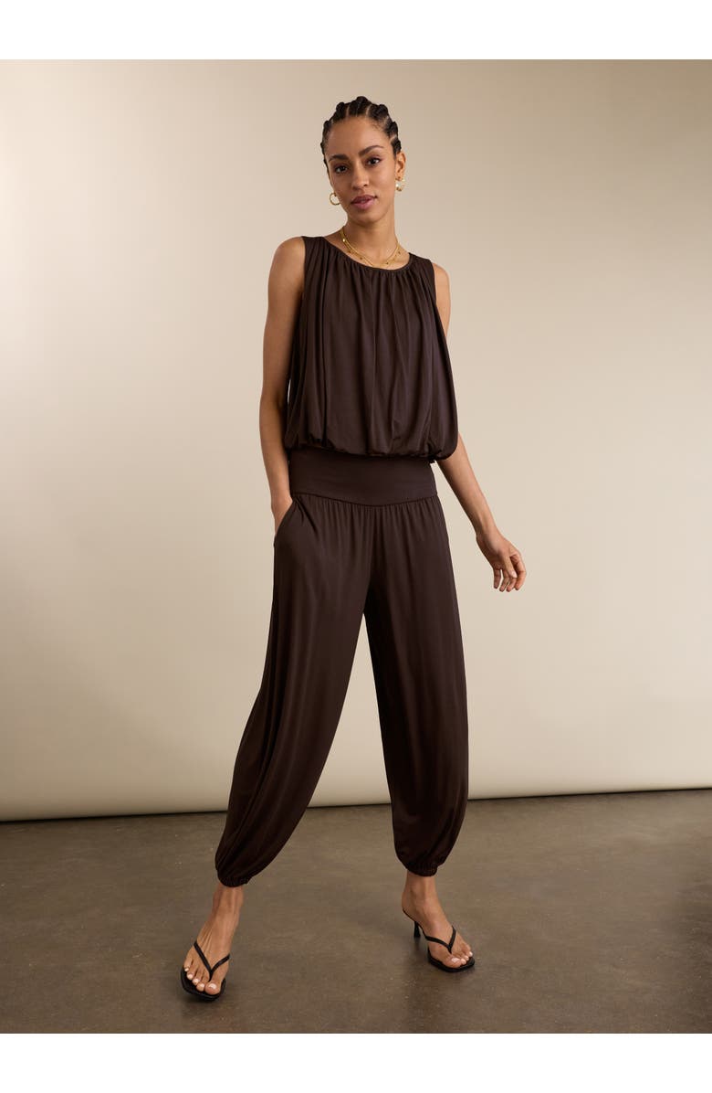 Baukjen Eddy Bubble Hem Top, Alternate, color, Dark Chocolate