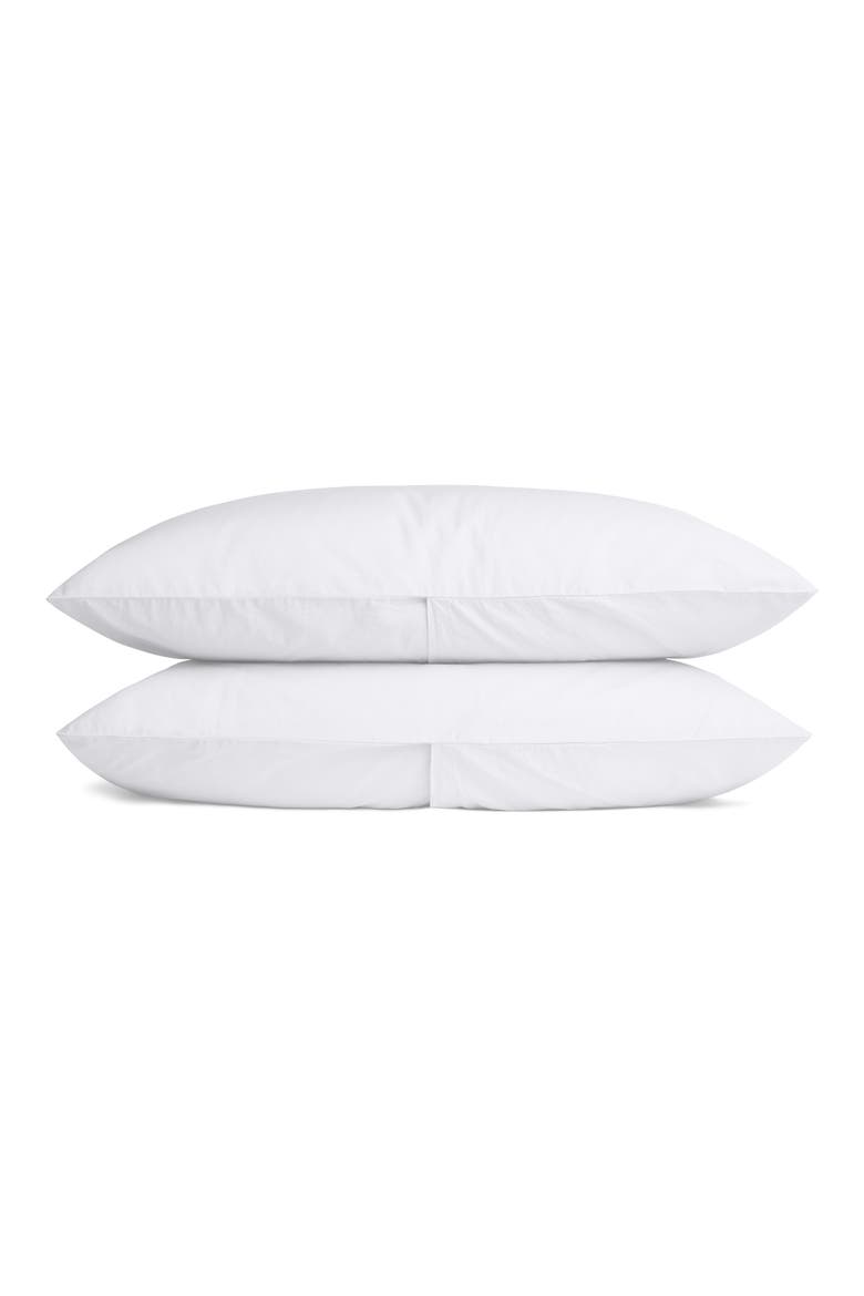 Percale Pillowcases, Main, color, WHITE