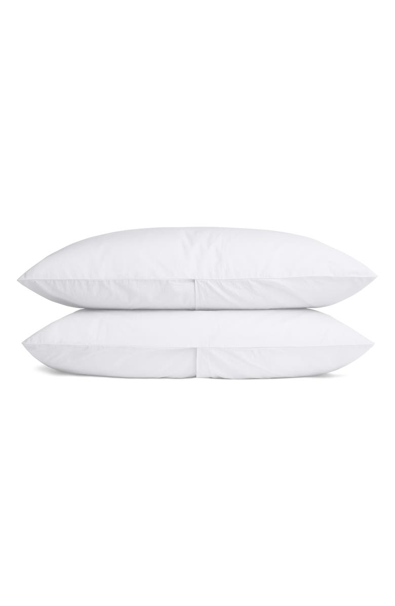 Parachute Percale Pillowcases, Main, color, White