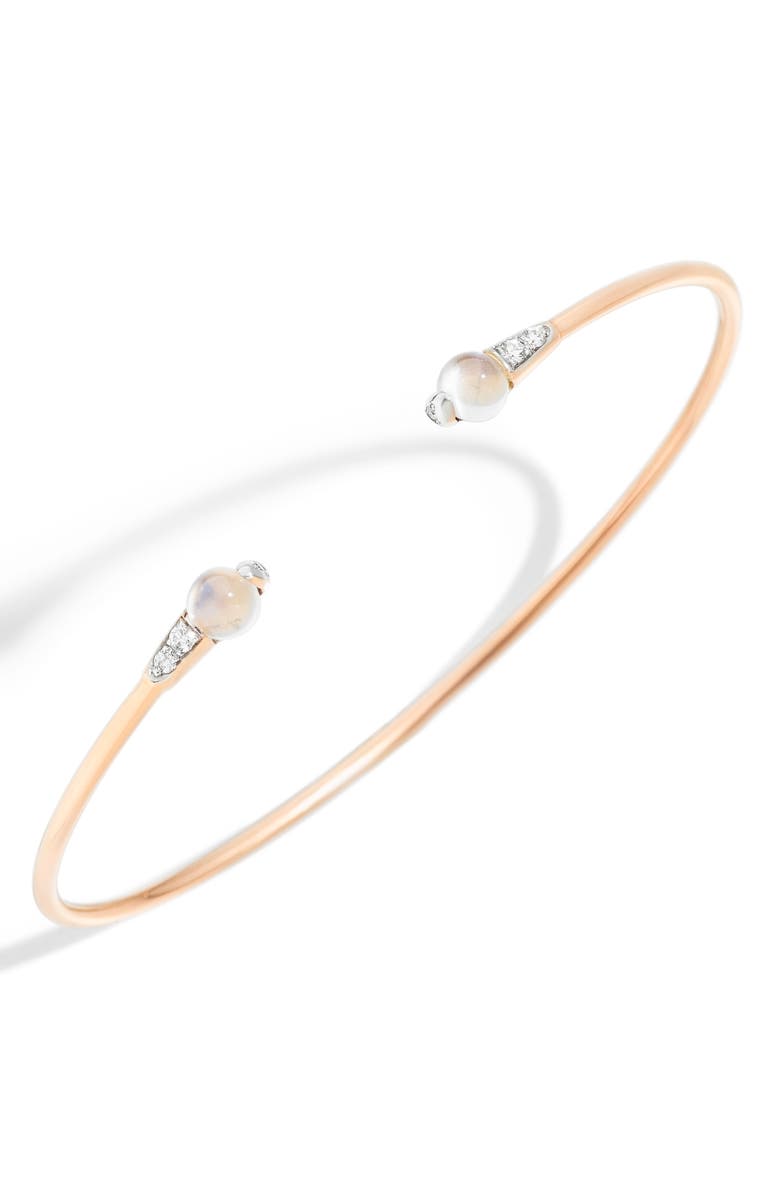 Pomellato M'ama non M'ama Stone & Diamond Cuff, Main, color, 