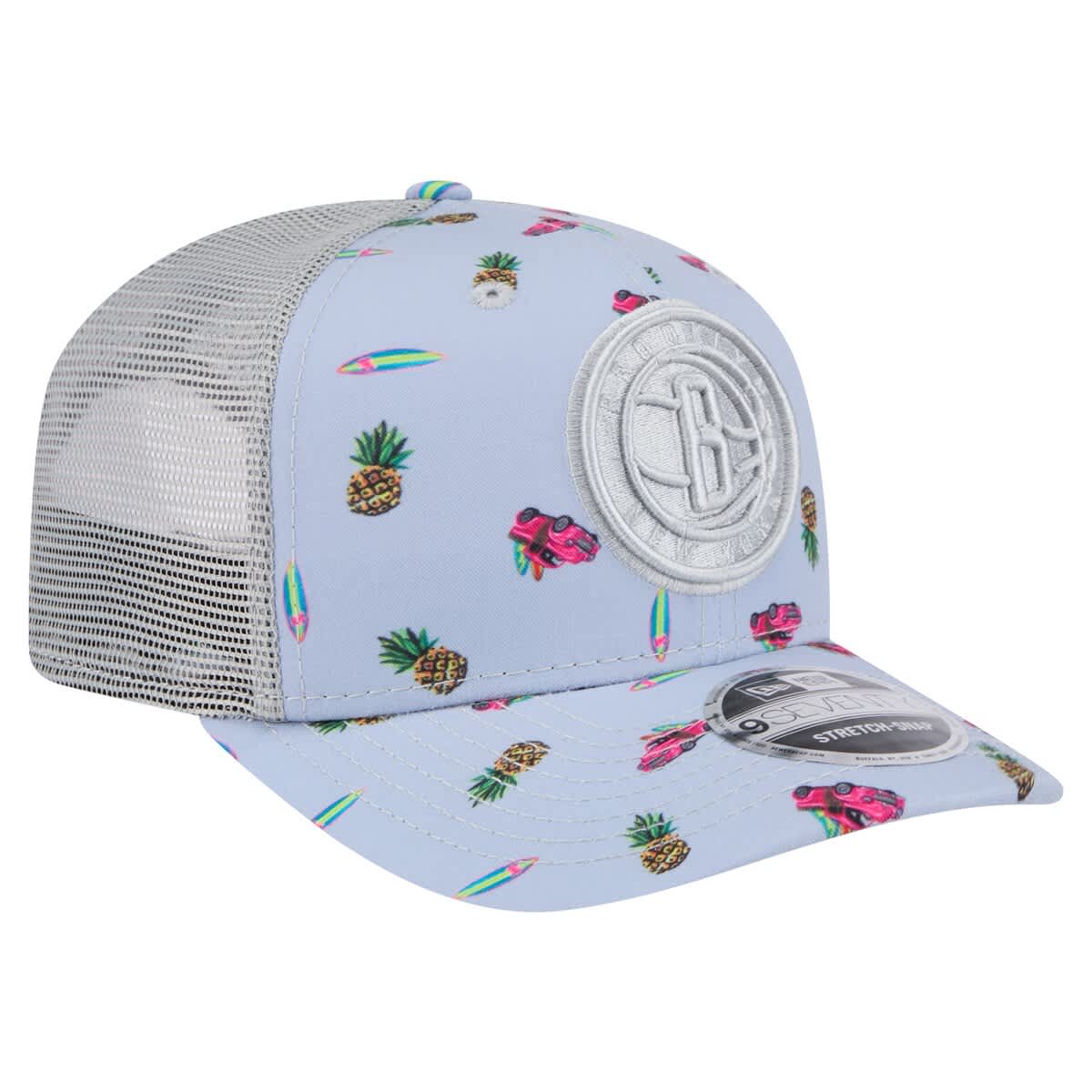 New Era Men's New Era Light Blue/Gray Brooklyn Nets Adventure Aloha ...