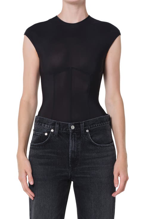 Nadia Cap Sleeve Bodysuit