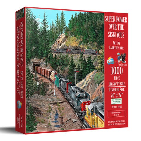 Super Power over the Siskiyous 1000 piece Jigsaw Puzzle for Adults