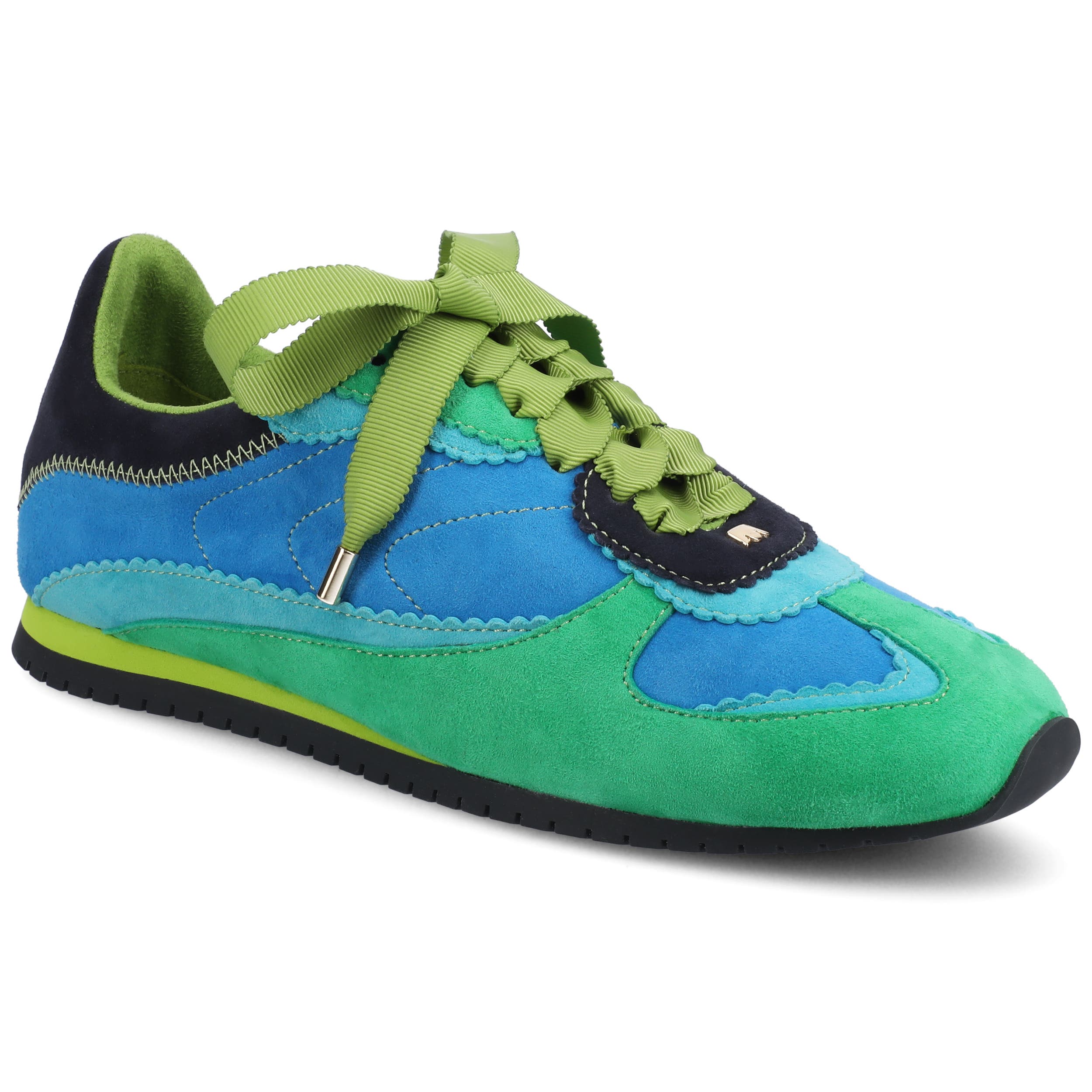 Birdies The Speedbird Sneaker, Main, color, Multi Cyan Suede