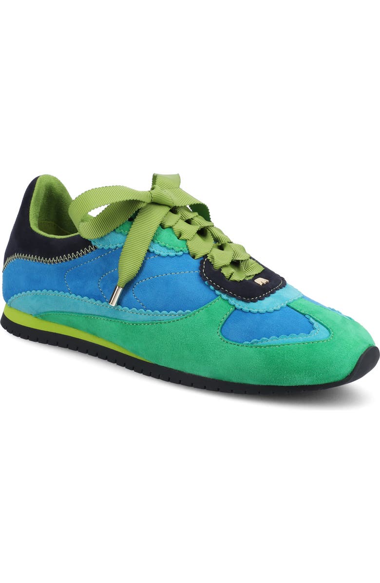 Birdies The Speedbird Sneaker, Main, color, Multi Cyan Suede