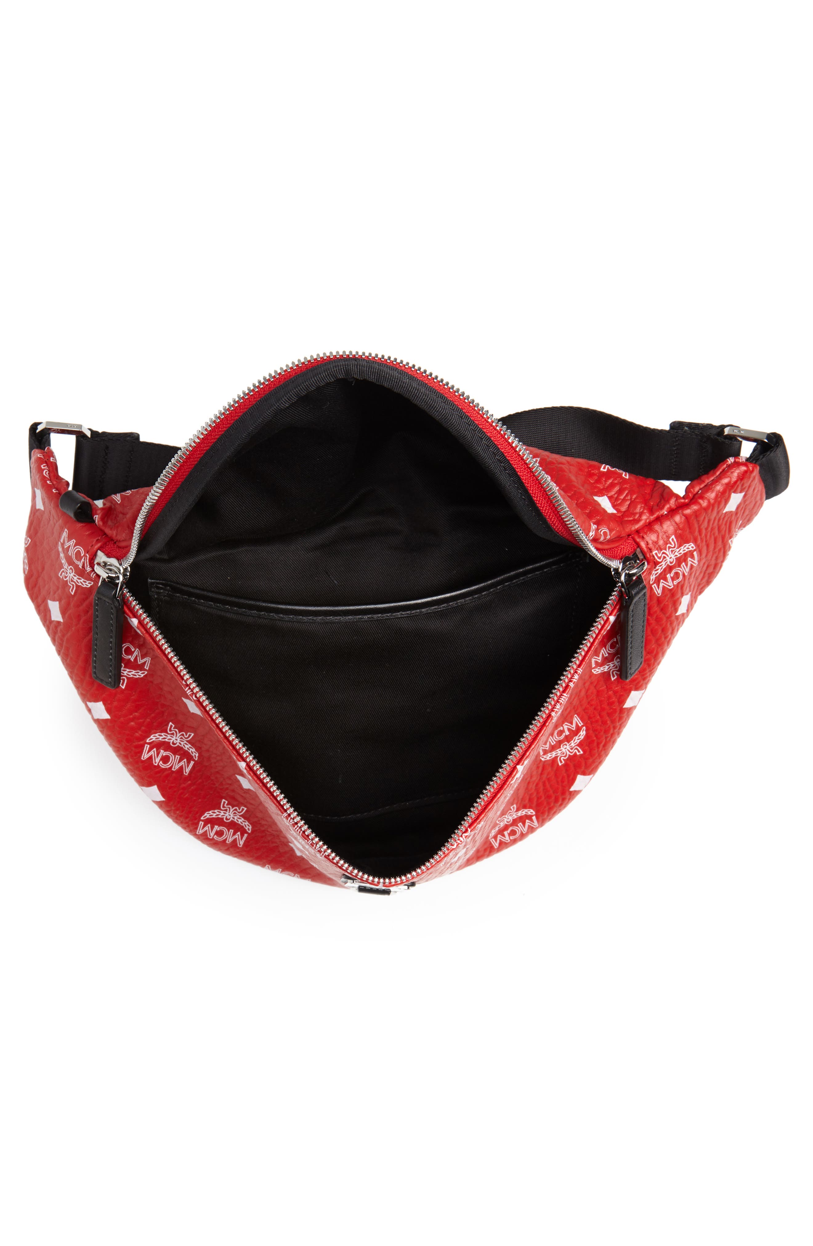 MCM Fursten Visetos Coated Canvas Belt Bag, Alternate, color, 