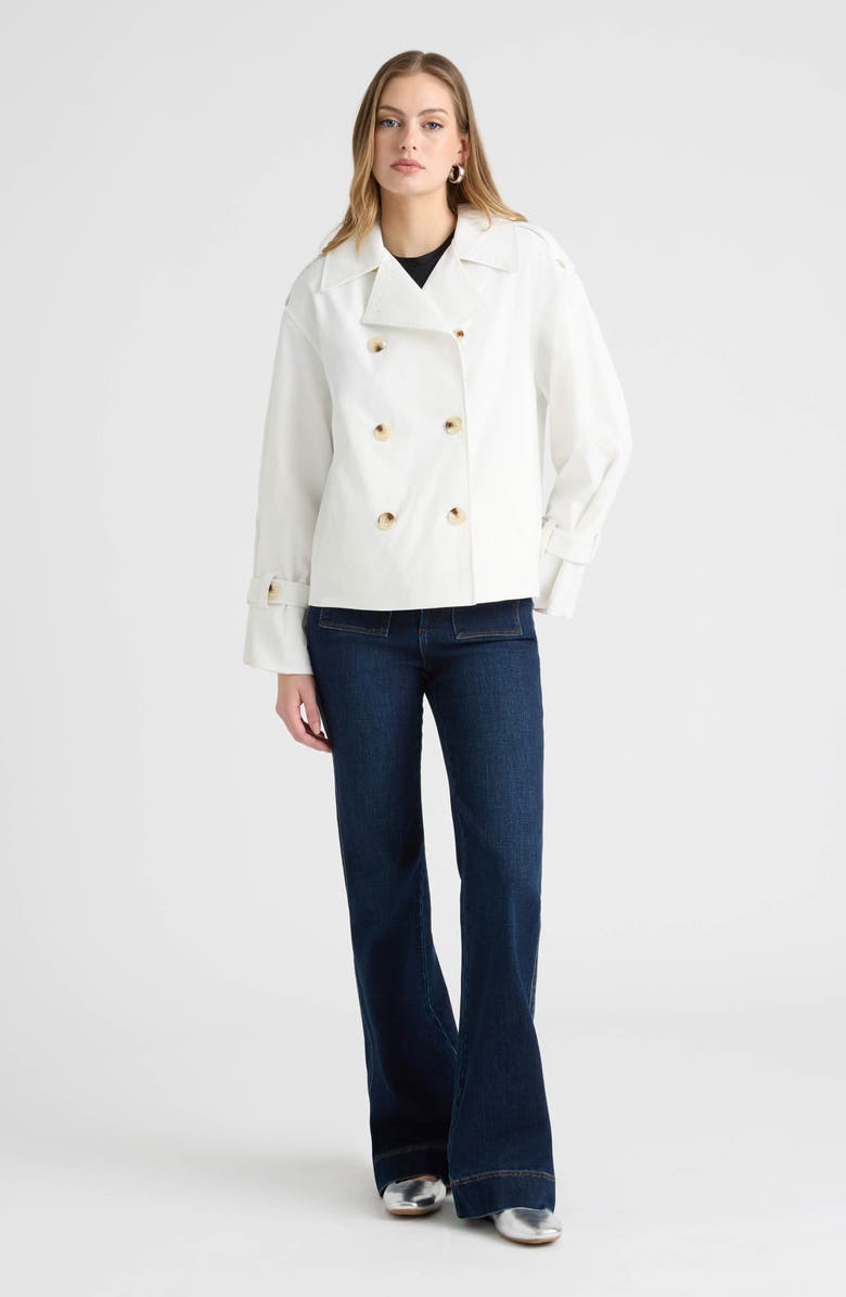 NVLT Double Breasted Jacket, Alternate, color, Summer White