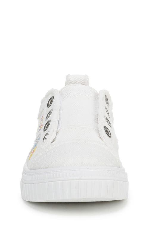 Shop Blowfish Malibu Kids' All Play Slip-on Sneaker In White Canvas