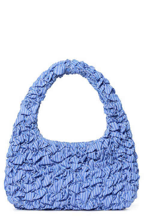 Smocked Mini Shoulder Bag