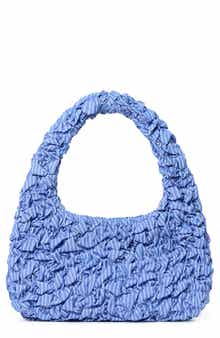 Smocked Mini Shoulder Bag