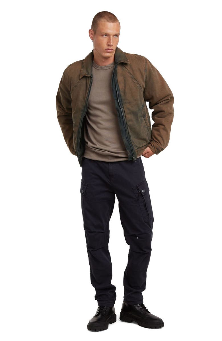 G-STAR A-Line Padded Coach's Jacket, Alternate, color, Worn In Pecan Brown