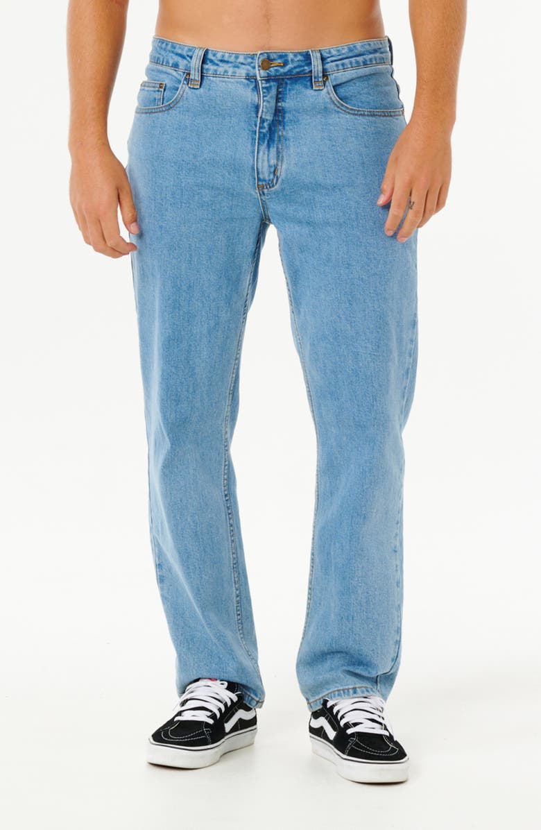 Rip Curl Classic Surf Straight Leg Jeans, Main, color, 9421
