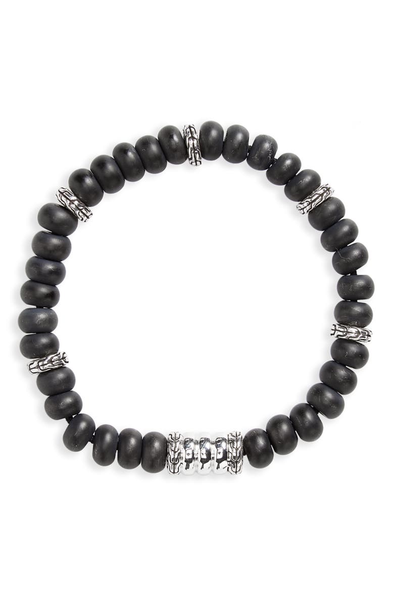 John Hardy Heritage Bedeg Beaded Bracelet, Main, color,