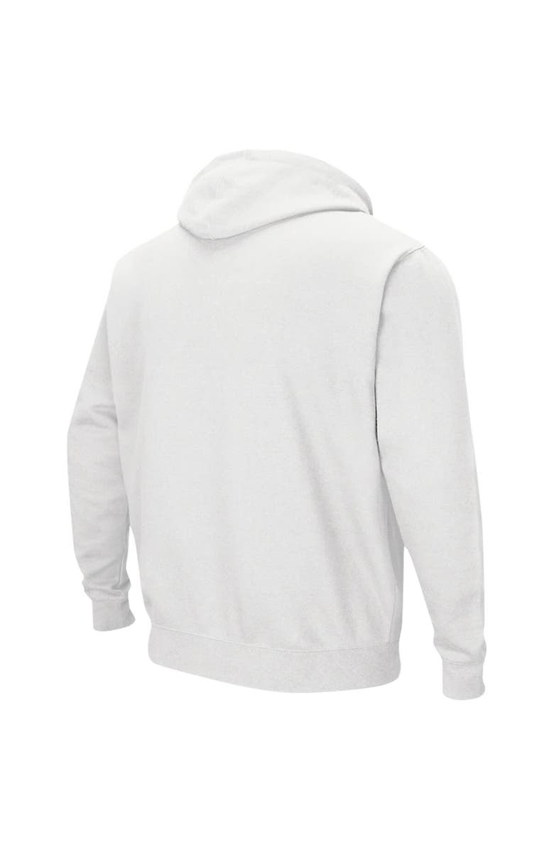 COLOSSEUM Men's Colosseum White Duke Blue Devils Arch & Logo 3.0 Pullover Hoodie, Alternate, color, White