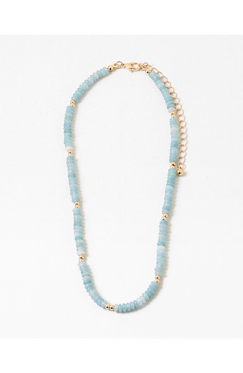 Erin McDermott Jewelry Mint Mojito Gemstone Necklace, Main, color, Green