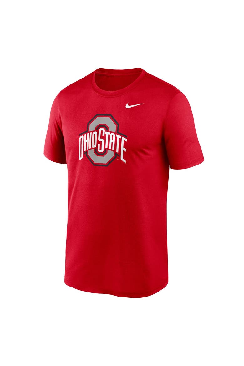 Men's Nike Scarlet Ohio State Buckeyes Primetime Legend Logo T-Shirt, Alternate, color, Scarlet