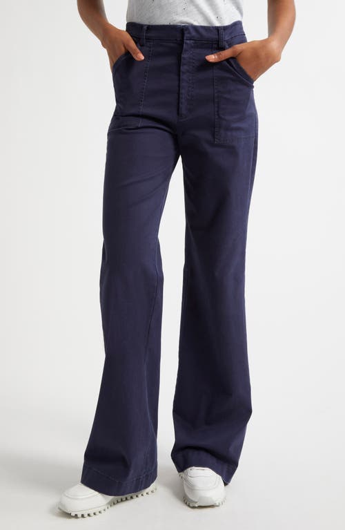 ATM Anthony Thomas Melillo Twill Flare Leg Pants in Midnight 