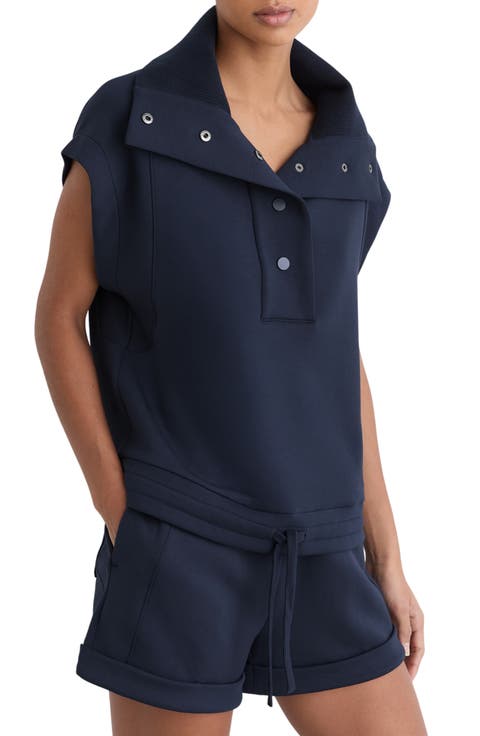 Phoebe Snap Collar Top