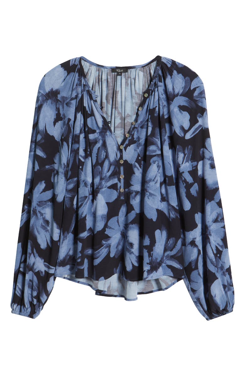 Rails Indi Floral Print Peasant Top, Alternate, color, 