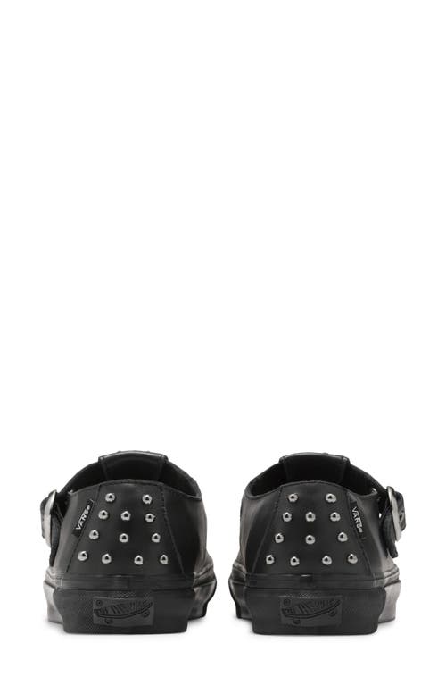 Shop Vans 93 Luxe Mary Jane Sneaker In Pearlized Black