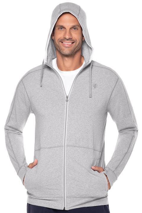 Men's LumaLeo Zip-Up Hoodie, UPF 50+ Sun Protection