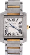 Pre-Owned Cartier Tank Francaise Automatic Watch Stainless Steel and Yellow Gold 28