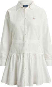 Polo Ralph Lauren Long Sleeve Panel Mini Shirtdress