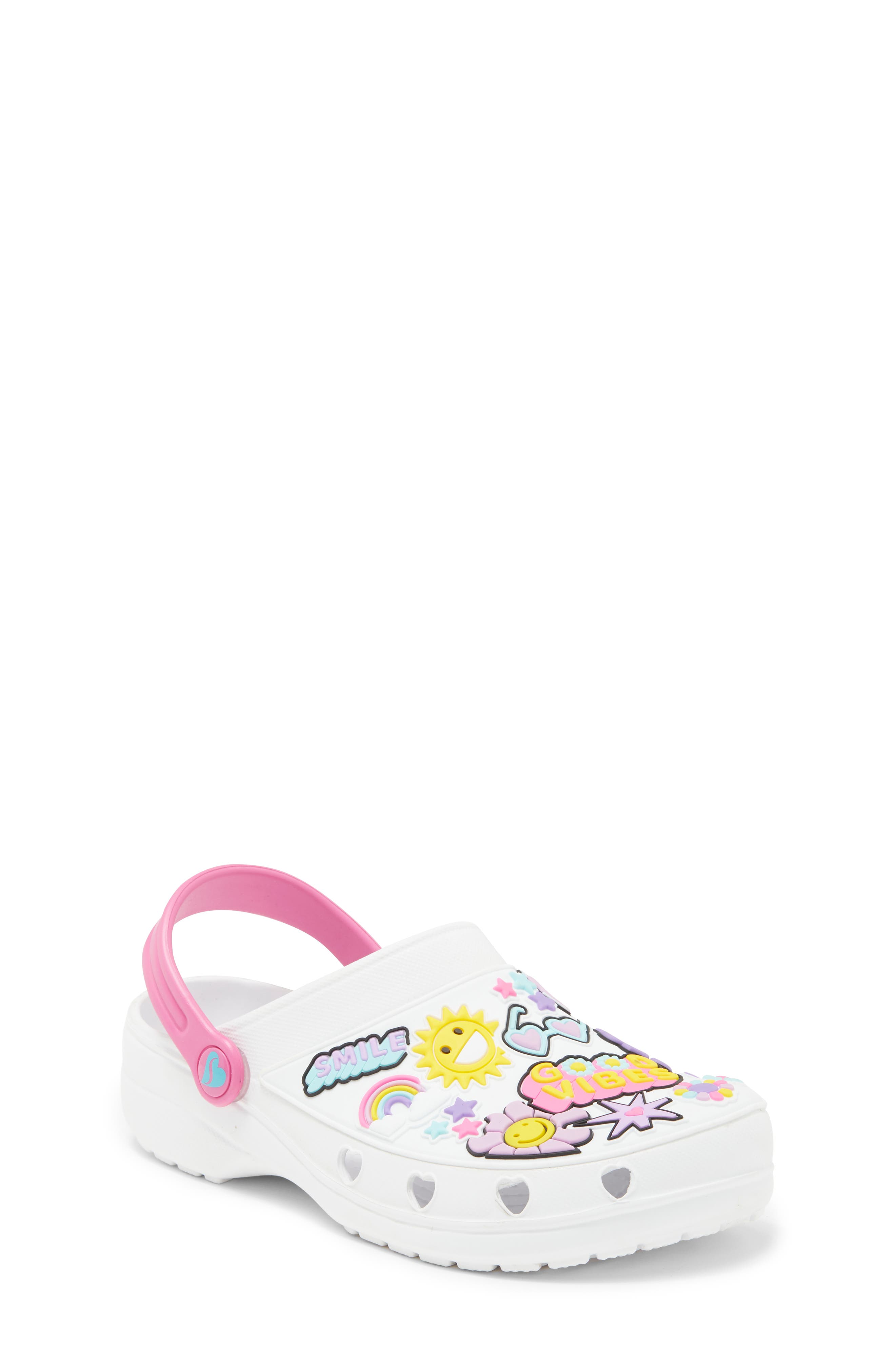 SKECHERS Kids' Foamies: Heart Charmer Vibin Friends Clog, Main, color, 