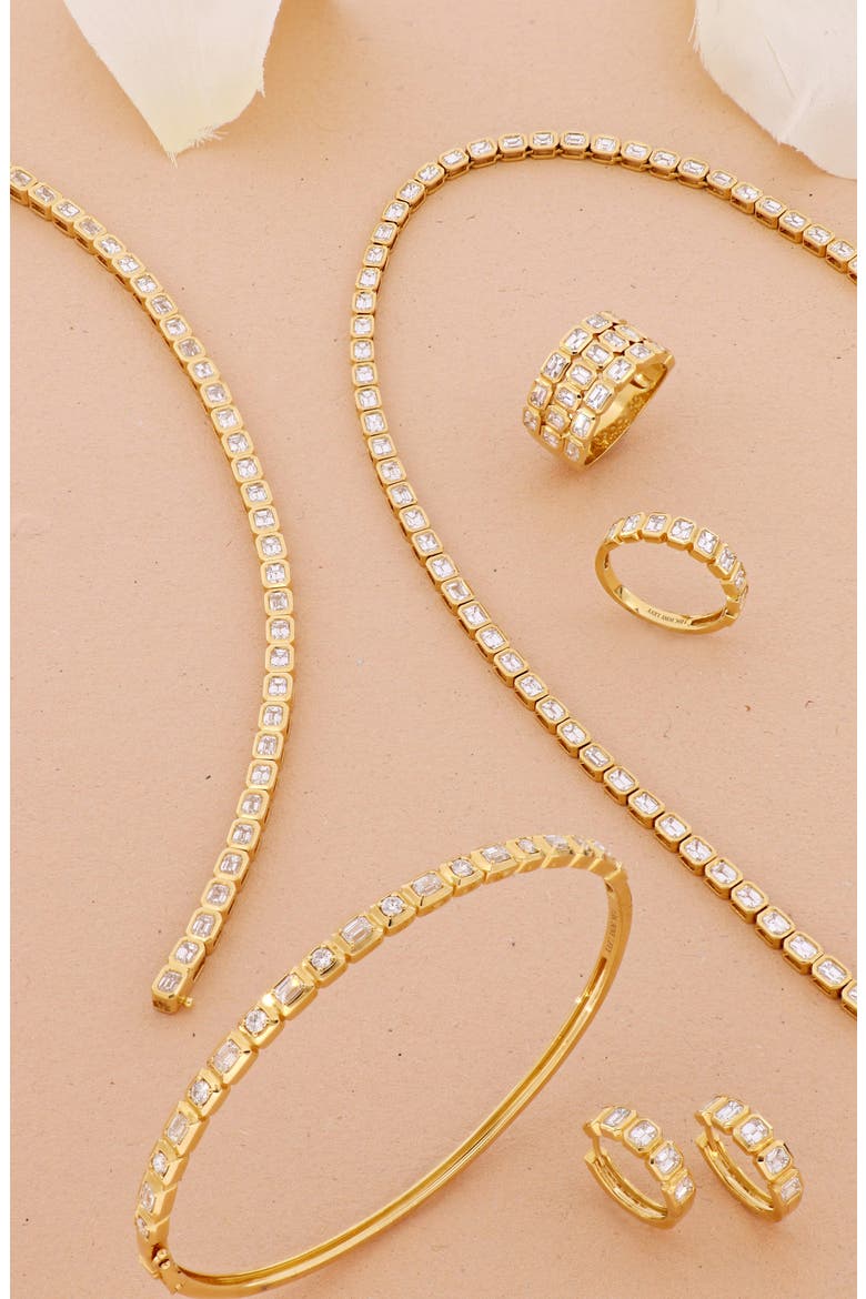 Varda Diamond Bangle Bracelet (Nordstrom Exclusive), Alternate, color, 18K YELLOW GOLD
