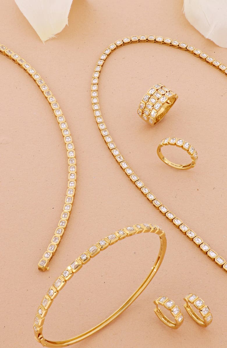 Bony Levy Varda Diamond Baguette Triple Row Statement Ring, Alternate, color, 18K Yellow Gold