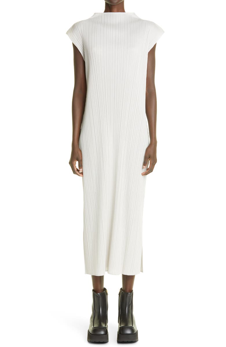Pleats Please Issey Miyake Pleated Sheath Dress, Main, color, 