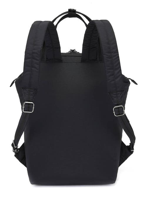 Pacsafe Citysafe Cx Mini Backpack In Econyl Black