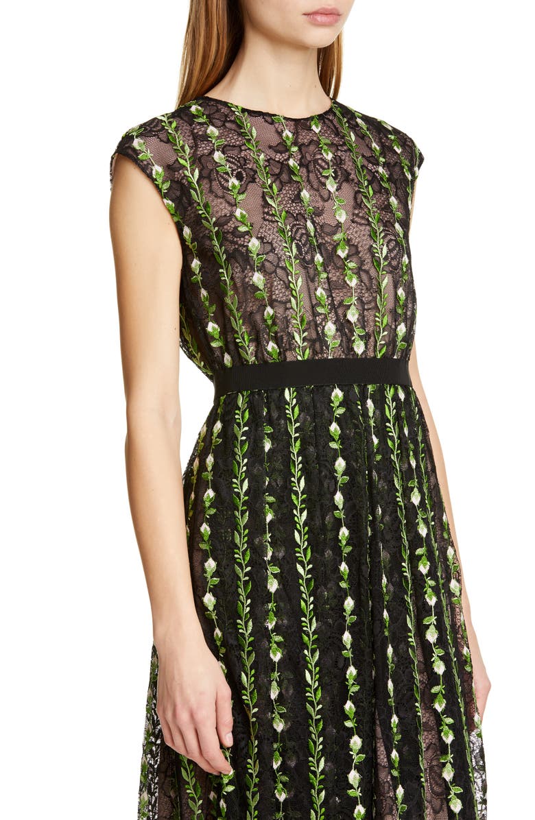 Giambattista Valli Floral Lace Cocktail Dress, Alternate, color, 