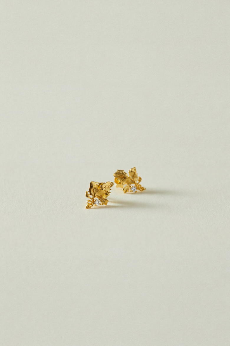 Mini Siena Stud Earrings, Alternate, color, White